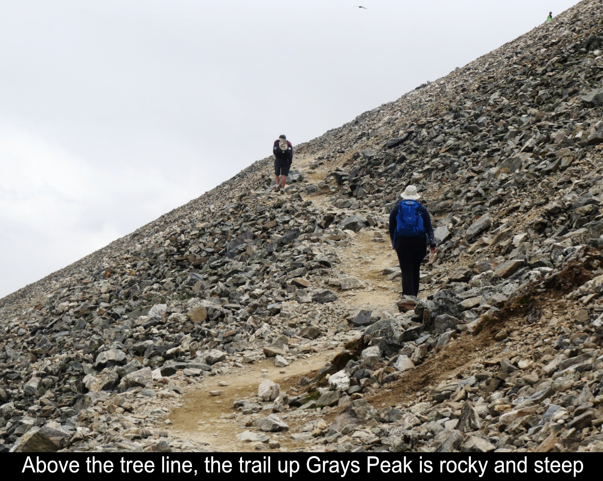 Steep Trail Up Grays Peak