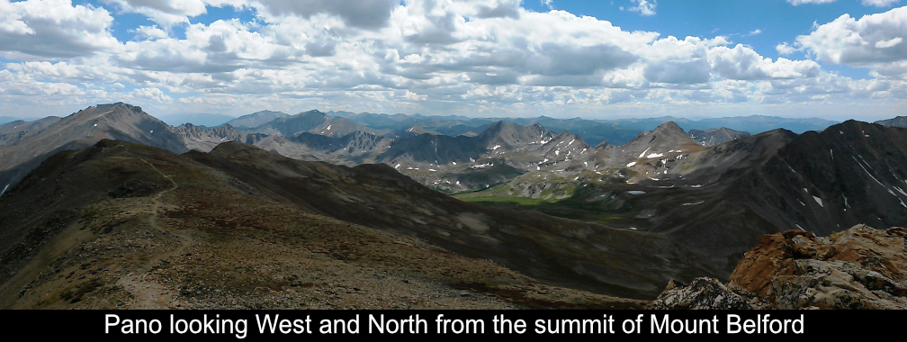 Pano From Summit Of Belford