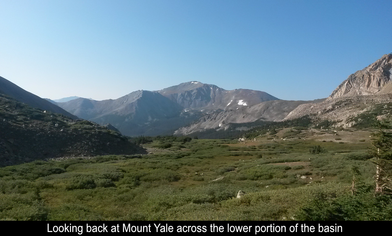 View Of Mount Yale Across Lower Basin