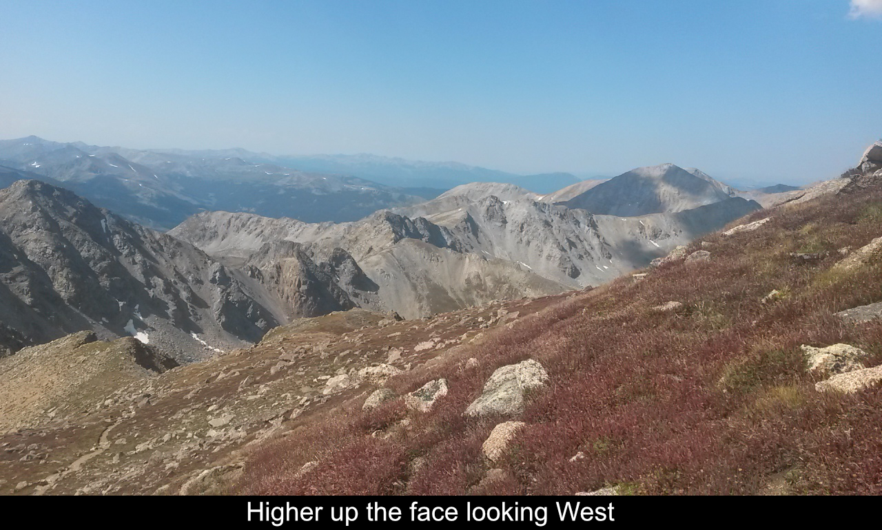 Higher On The Face Looking West