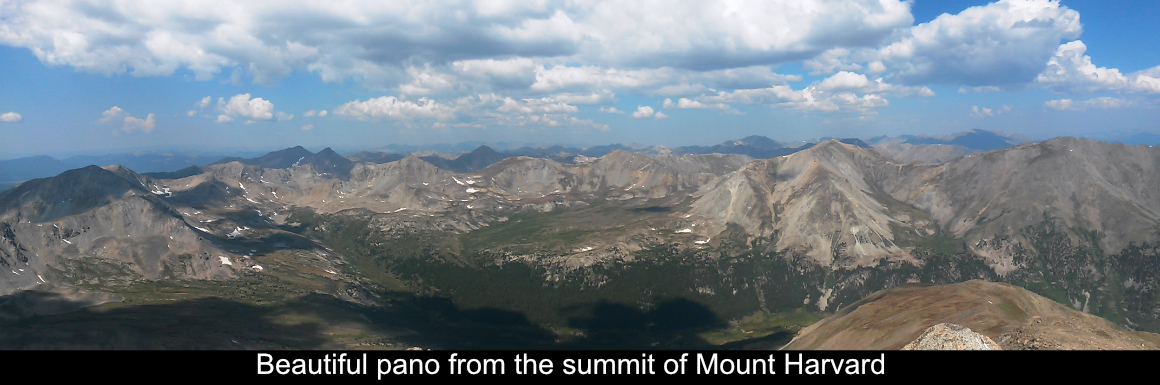 Pano From The Summit Of Mount Harvard