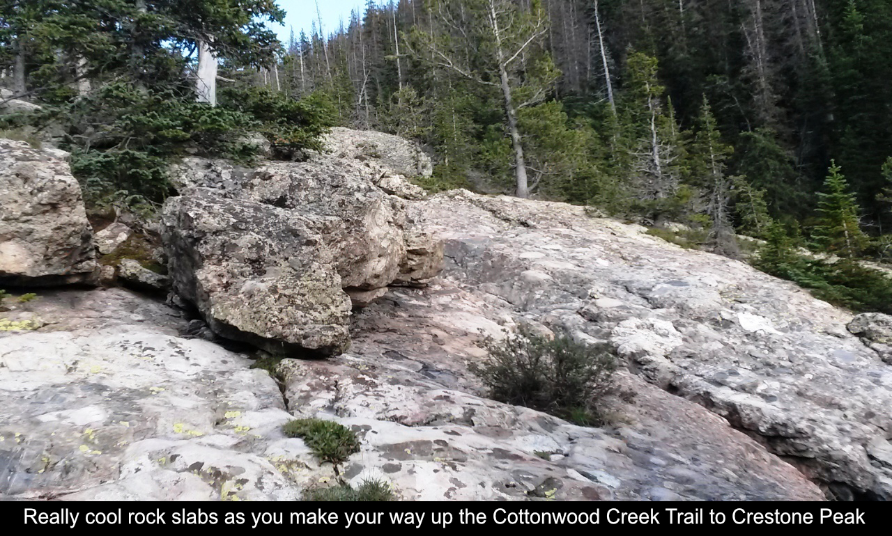 Rock Slabs On Cottonwood Creek Trail