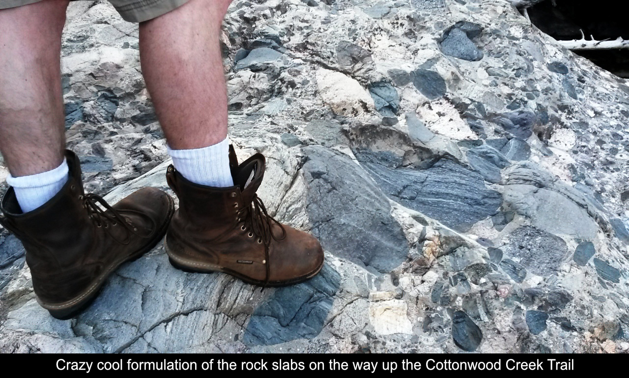 Cool Rock Slabs On Cottonwood Creek Trail