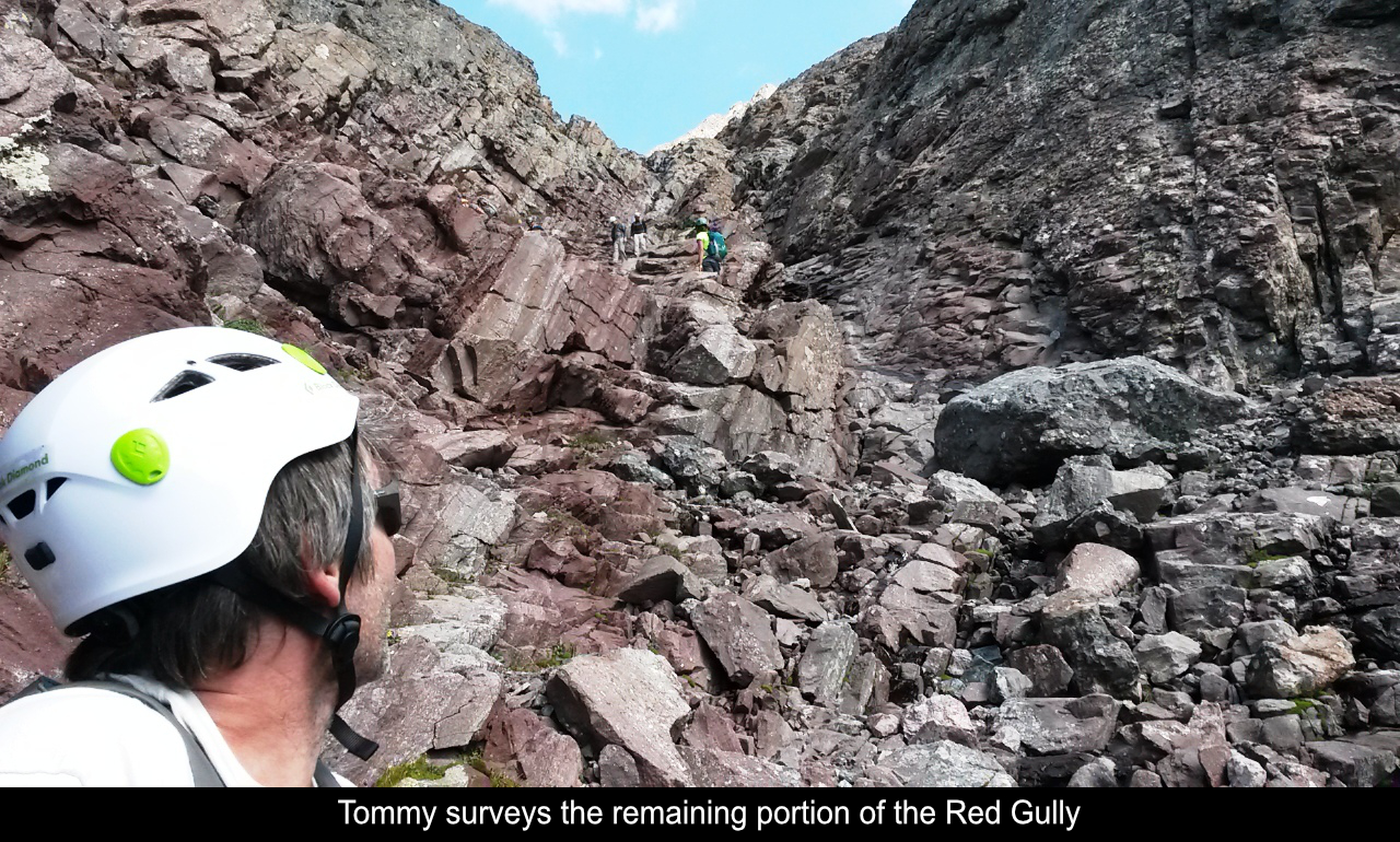 Tommy Heading Up The Red Gully