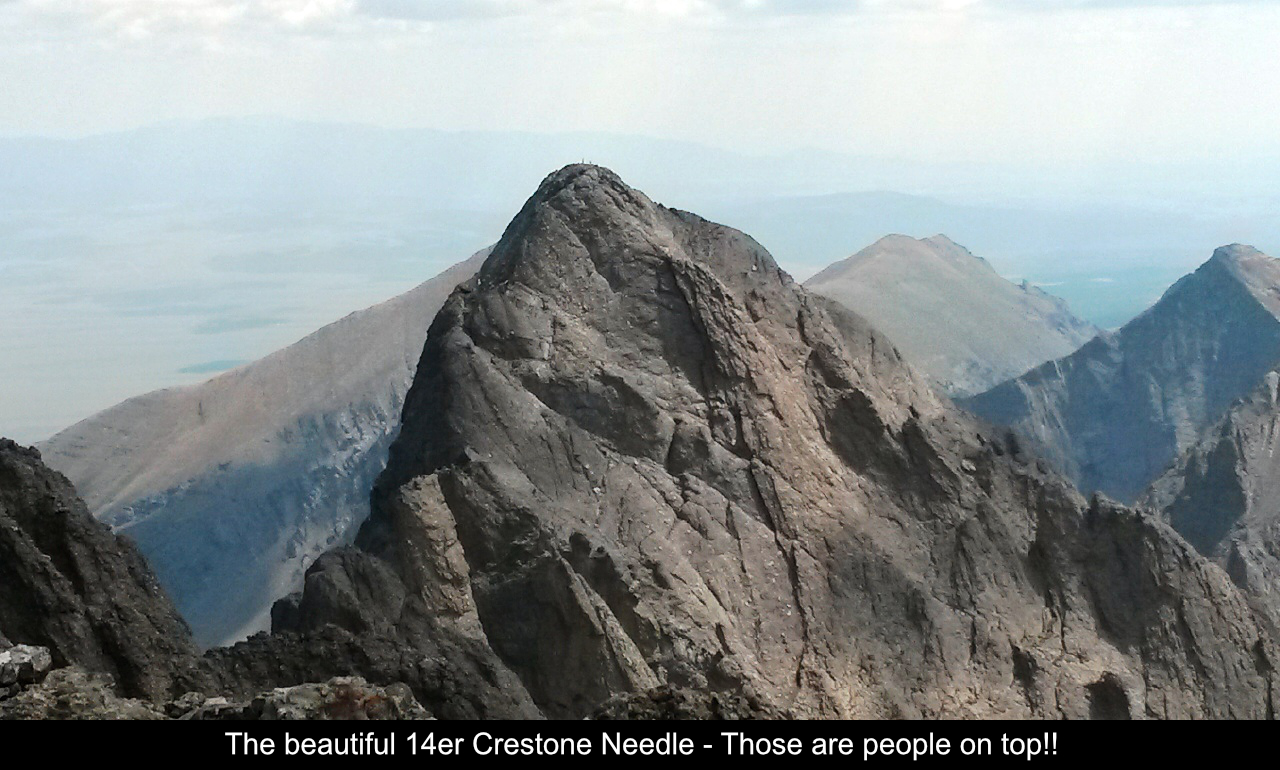 Crestone Needle From The Summit