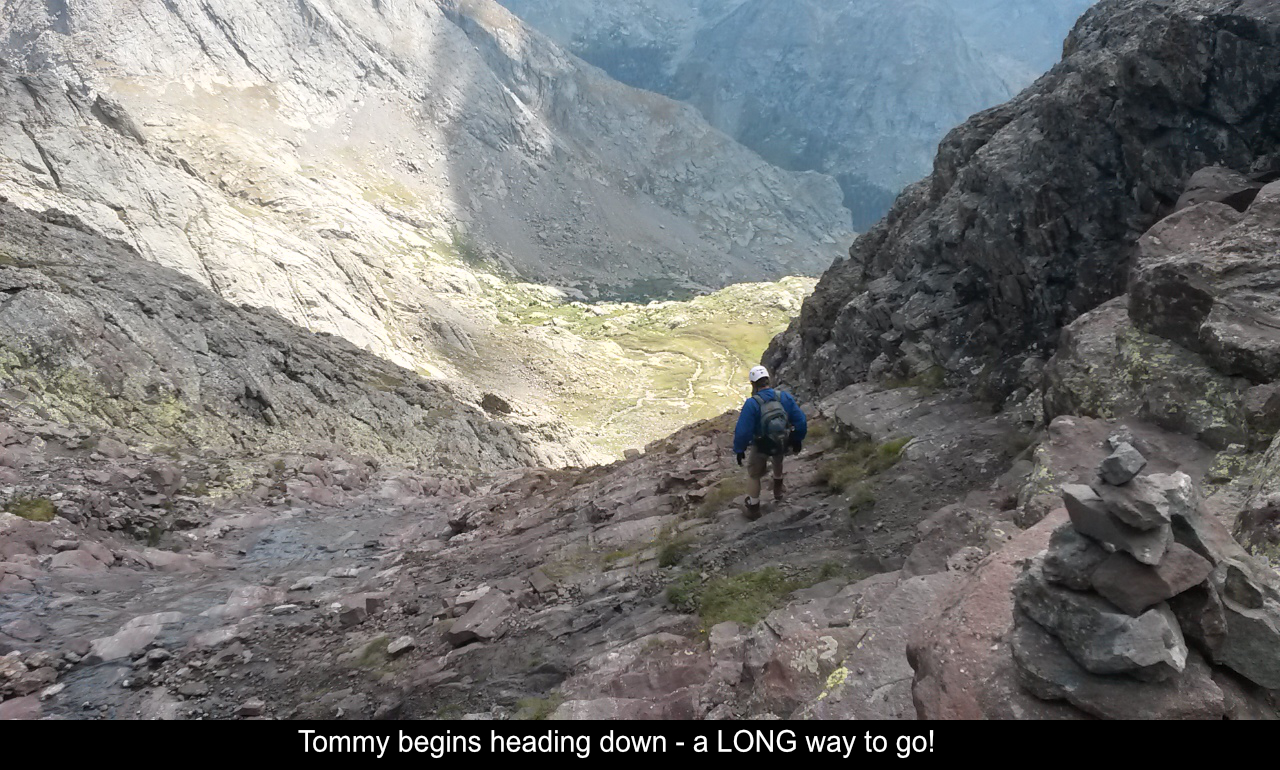 Tommy Begins Heading Down