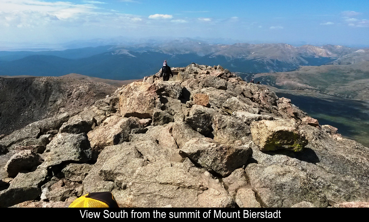 View South From The Summit Of Mount Bierstadt