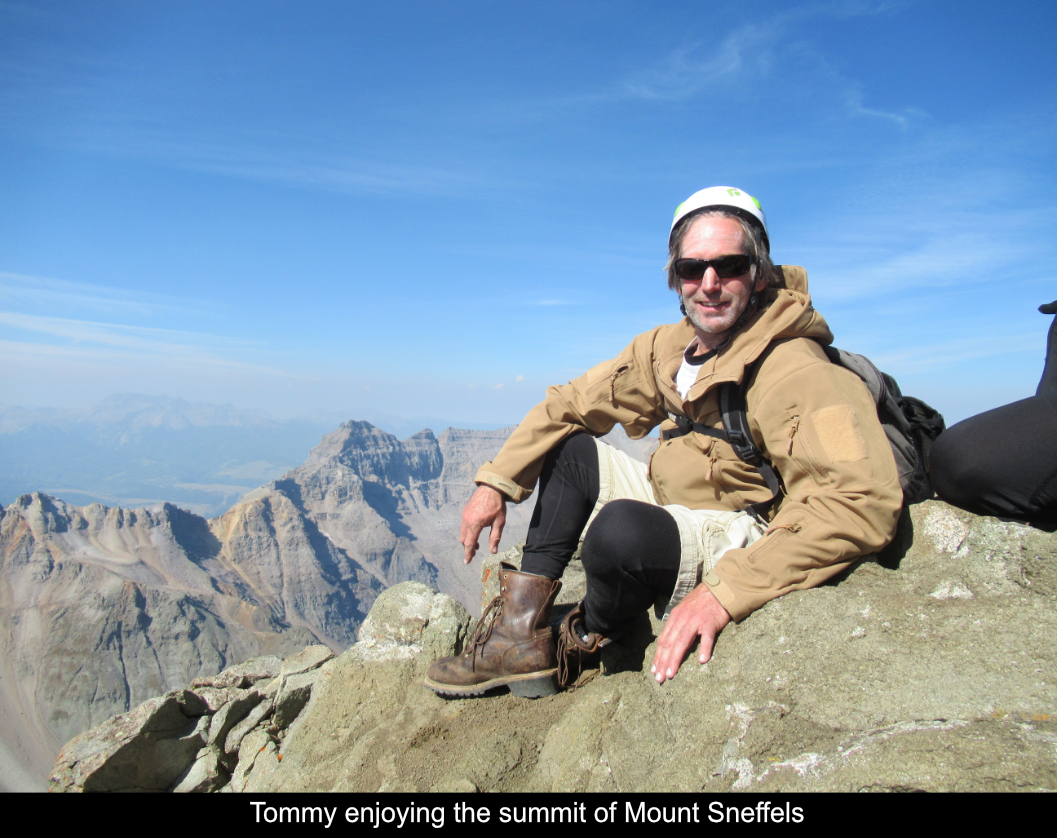 Tommy On Summit Of Mount Sneffels