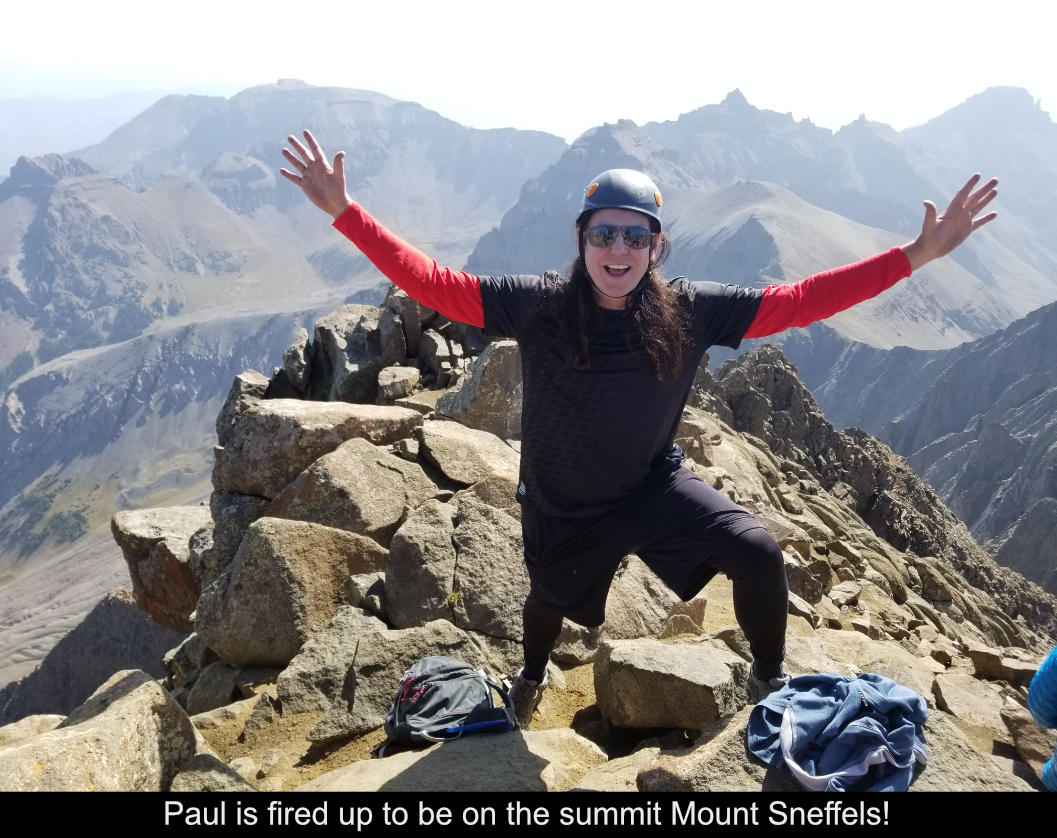 Paul Fired Up To Summit Mount Sneffels