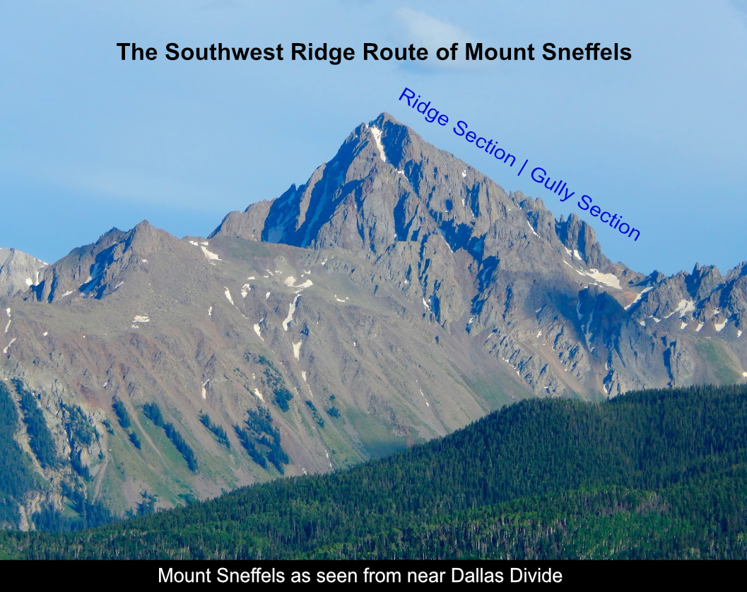 Southwest Ridge Route Overview