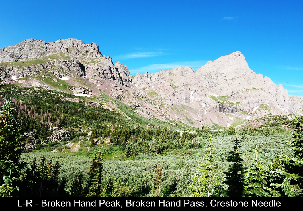 Broken Hand Peak And Crestone Needle