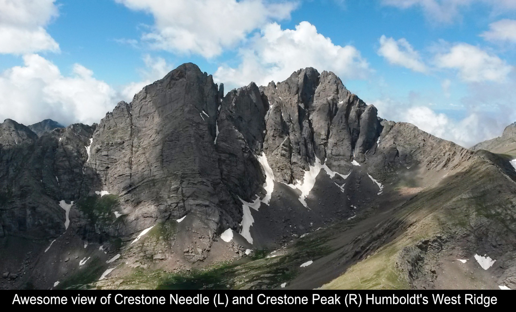 Crestone Needle And Crestone Peak From Humboldt