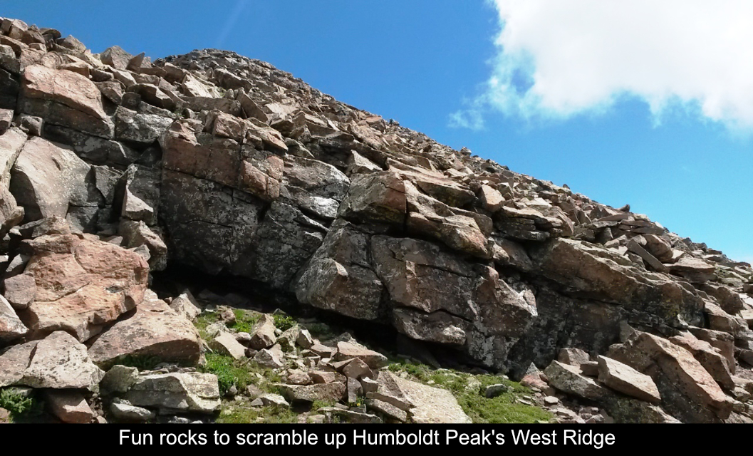 Cool Rock Scramble On West Ridge Of Humboldt Peak