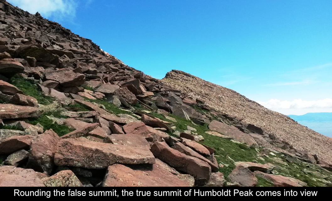 True Summit Comes Into View After False Summit