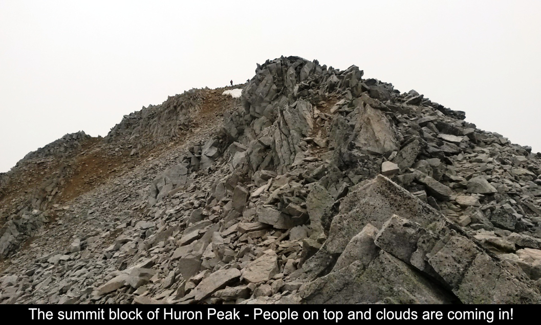 The Summit Block Of Huron Peak
