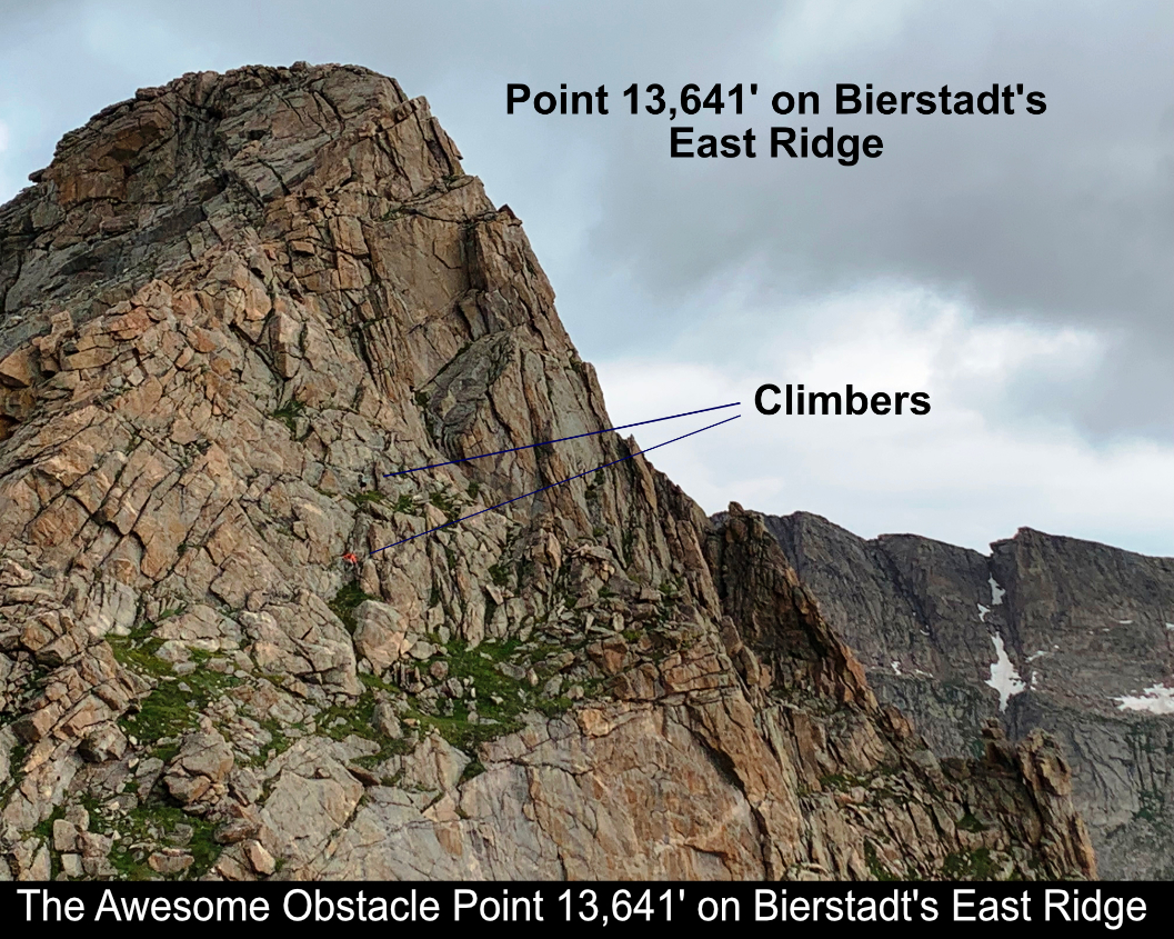 Point 13641 On Bierstadts East Ridge