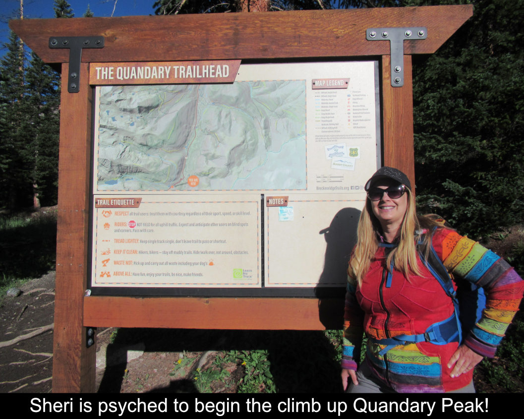 Sheri Ready For Quandary Peak