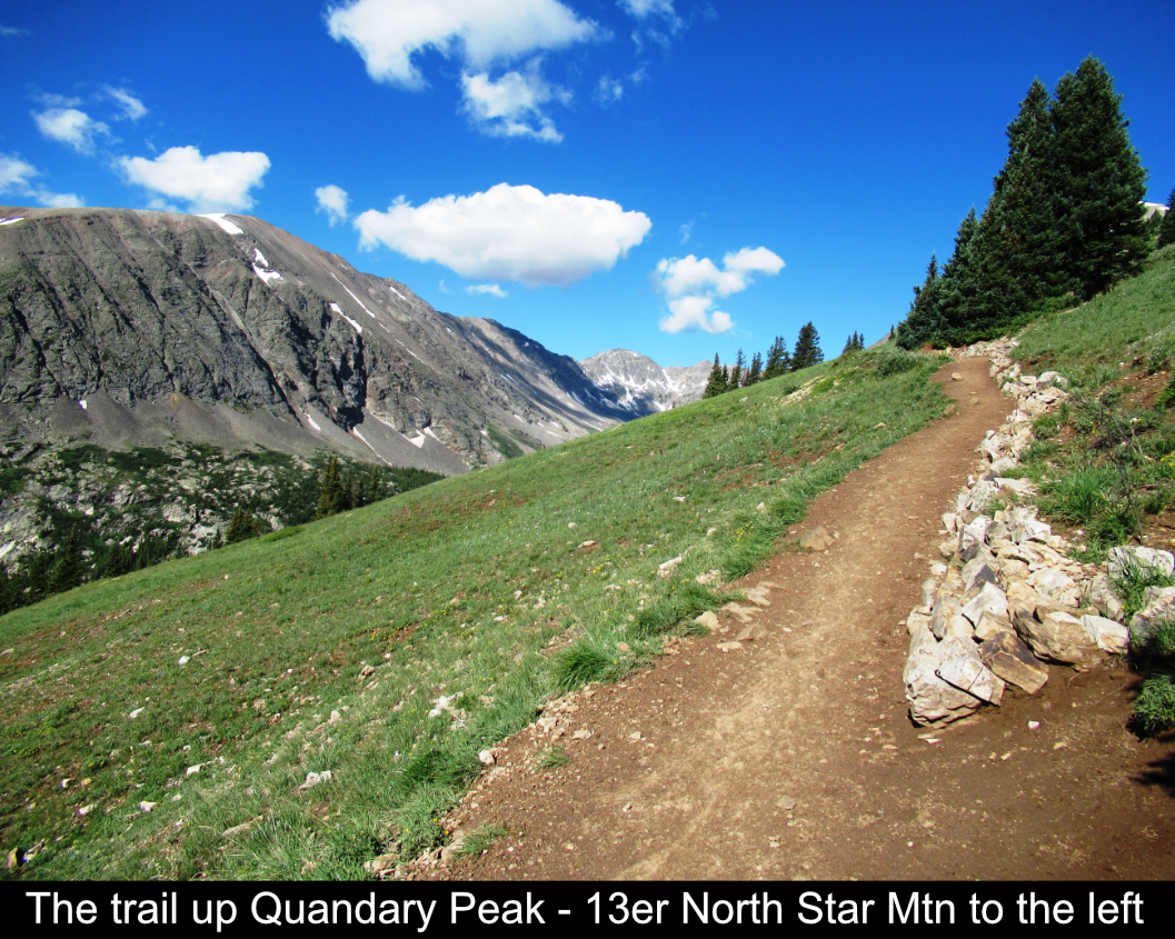 The Trail Up Quandary Peak