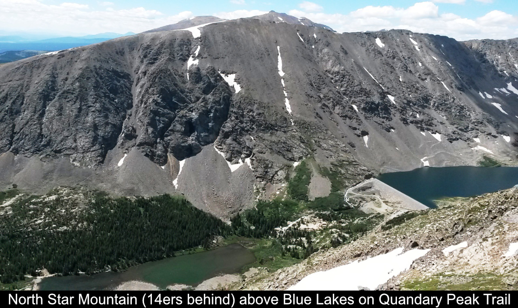 North Star Mountain And Blue Lakes