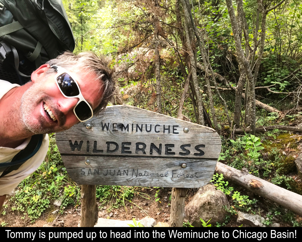 Tommy Pumped To Head Into The Weminuche