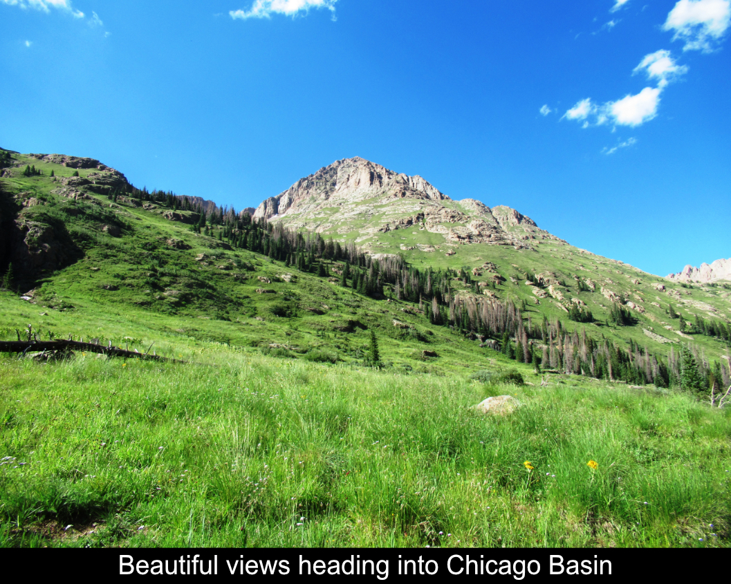 Beautiful Views Heading Into Chicago Basin