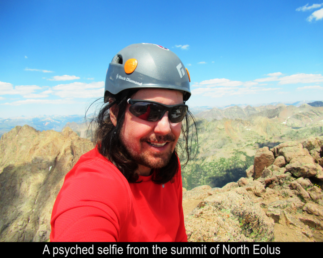 Psyched Summit Selfie On North Eolus