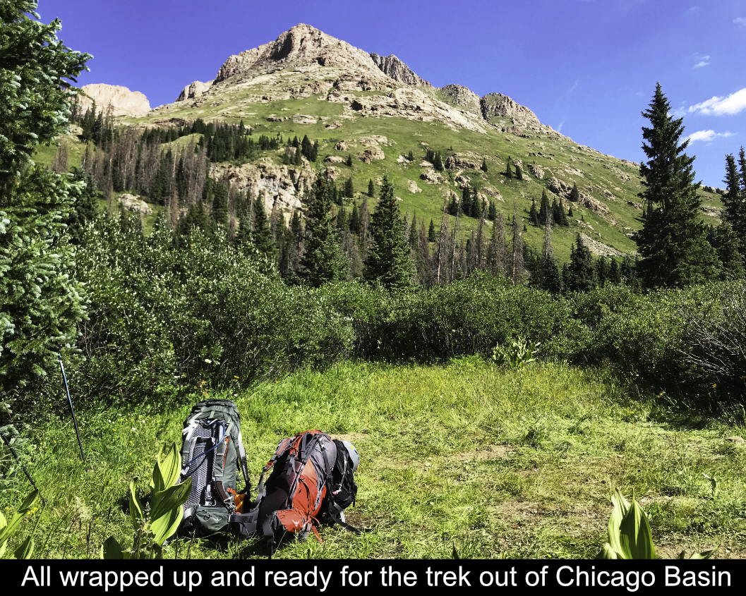 Ready For The Trek Out Of Chicago Basin