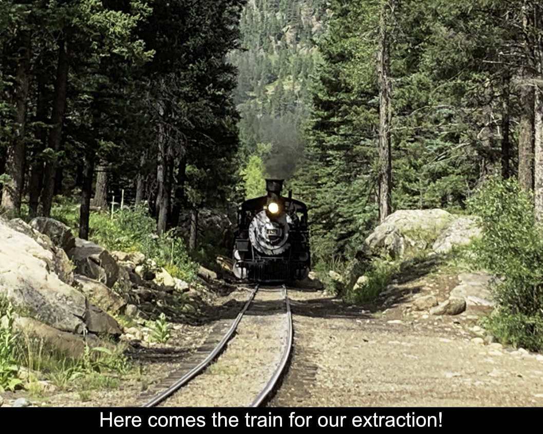 Here Comes The Train For Extraction