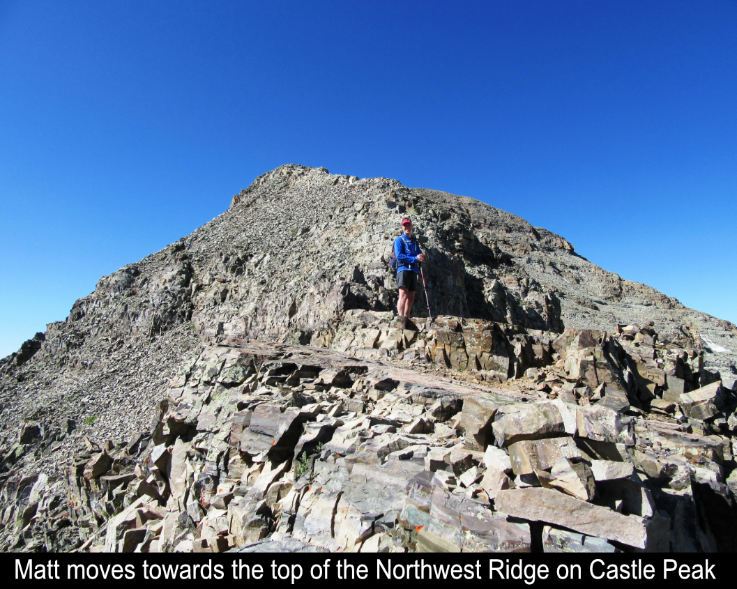 Matt Closer To Summit On Northwest Ridge