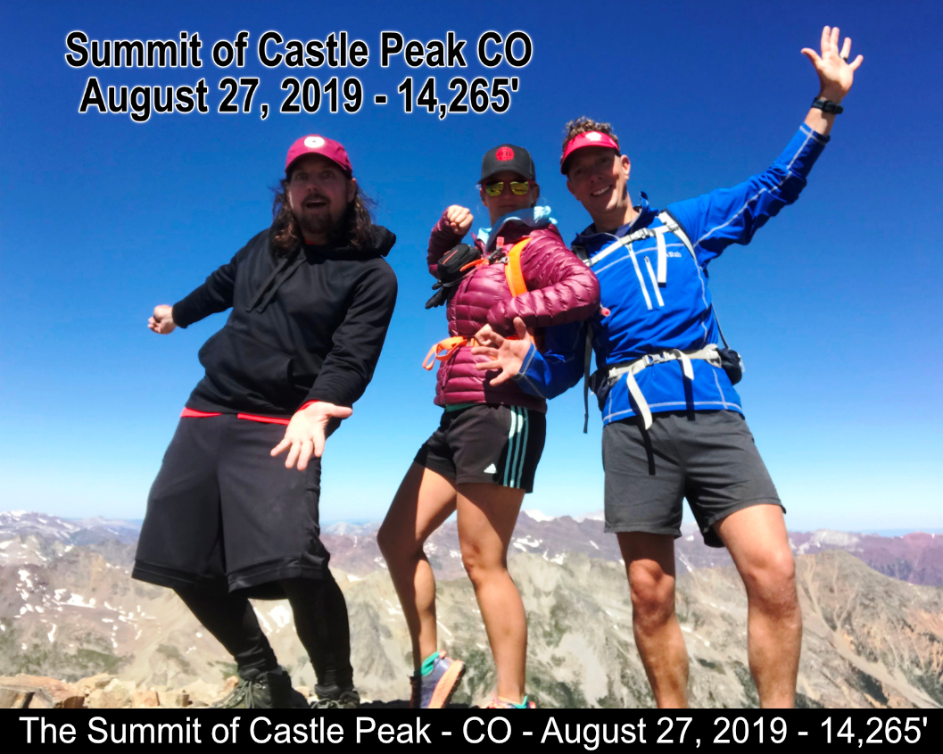 Matt Enjoys The Summit Of Castle Peak