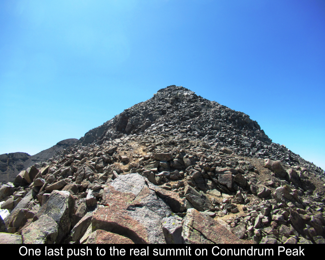 One Last Push To Real Summit On Conundrum
