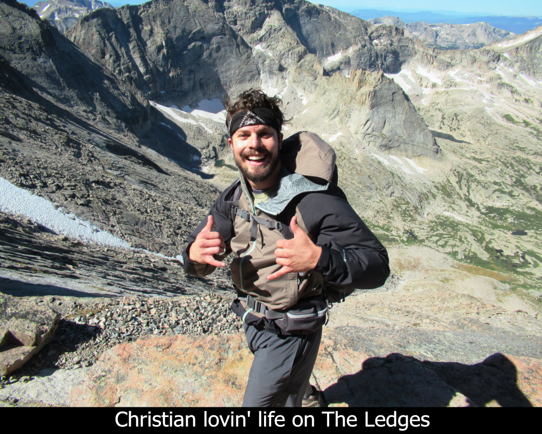 Christian On The LedgesOn Longs Peak