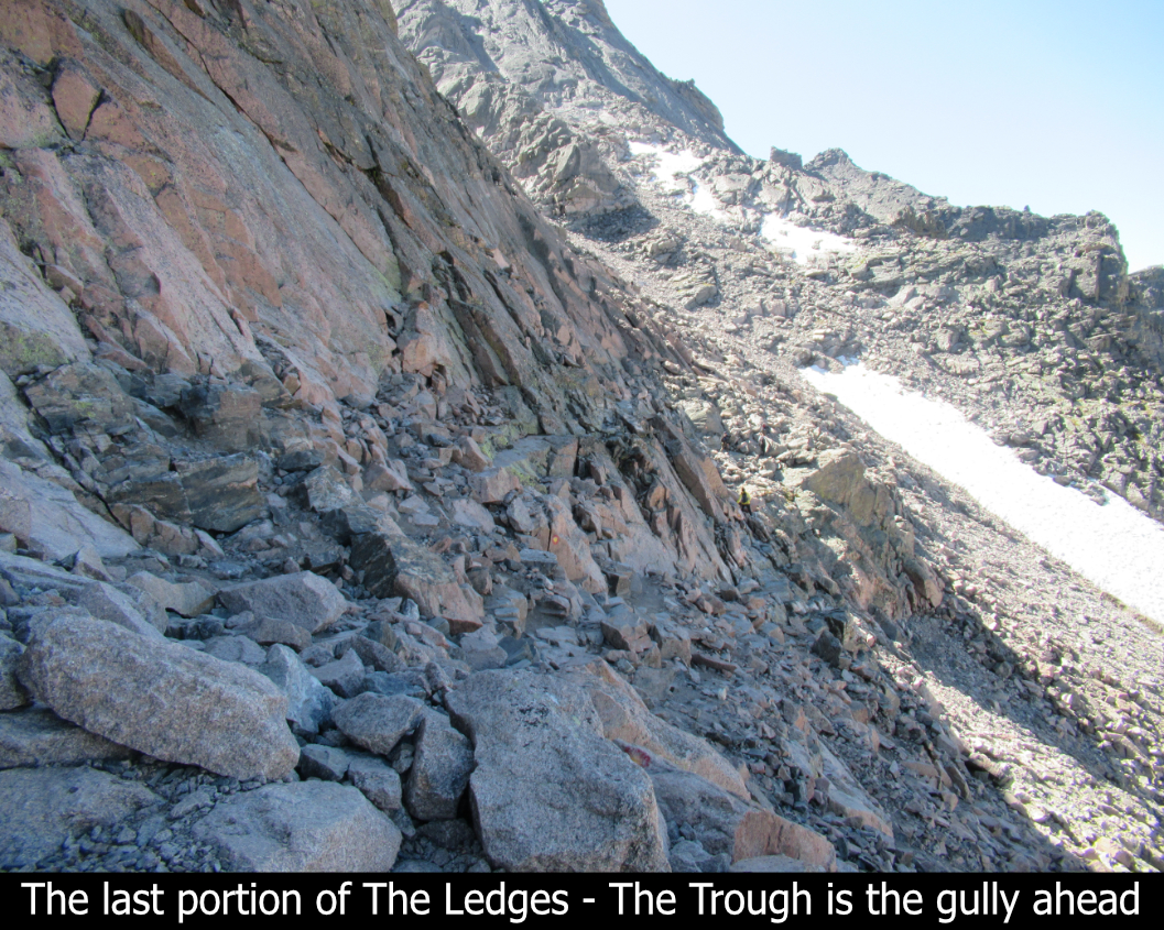 The Last Part Of The Ledges On Longs Peak