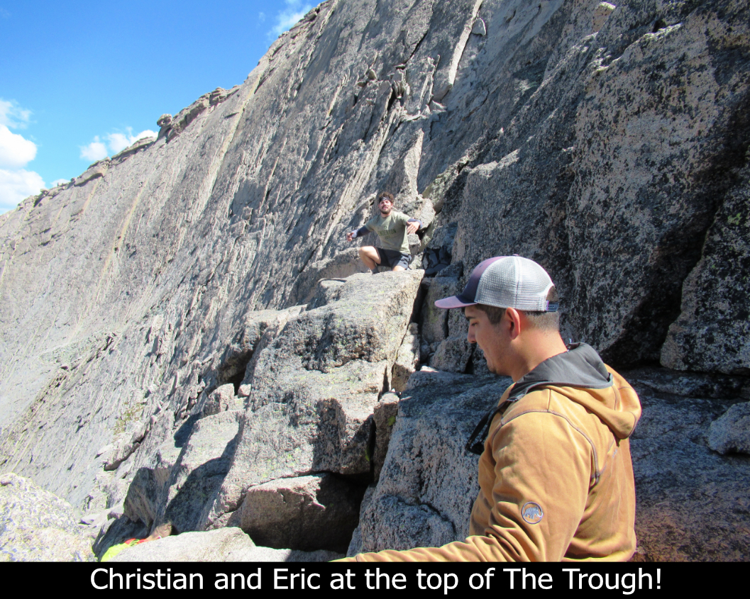 Christian And Eric At Top Of The Trough