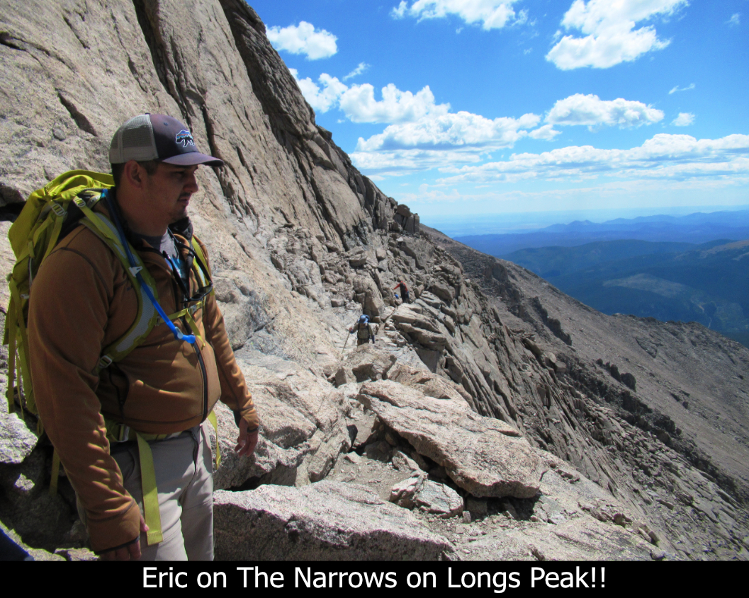 Eric On The Narrows On Longs Peak