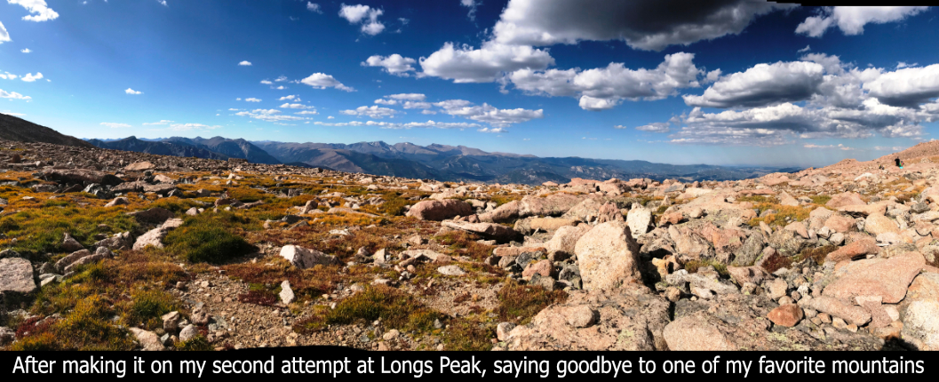 Saying Goodbye To Longs Peak
