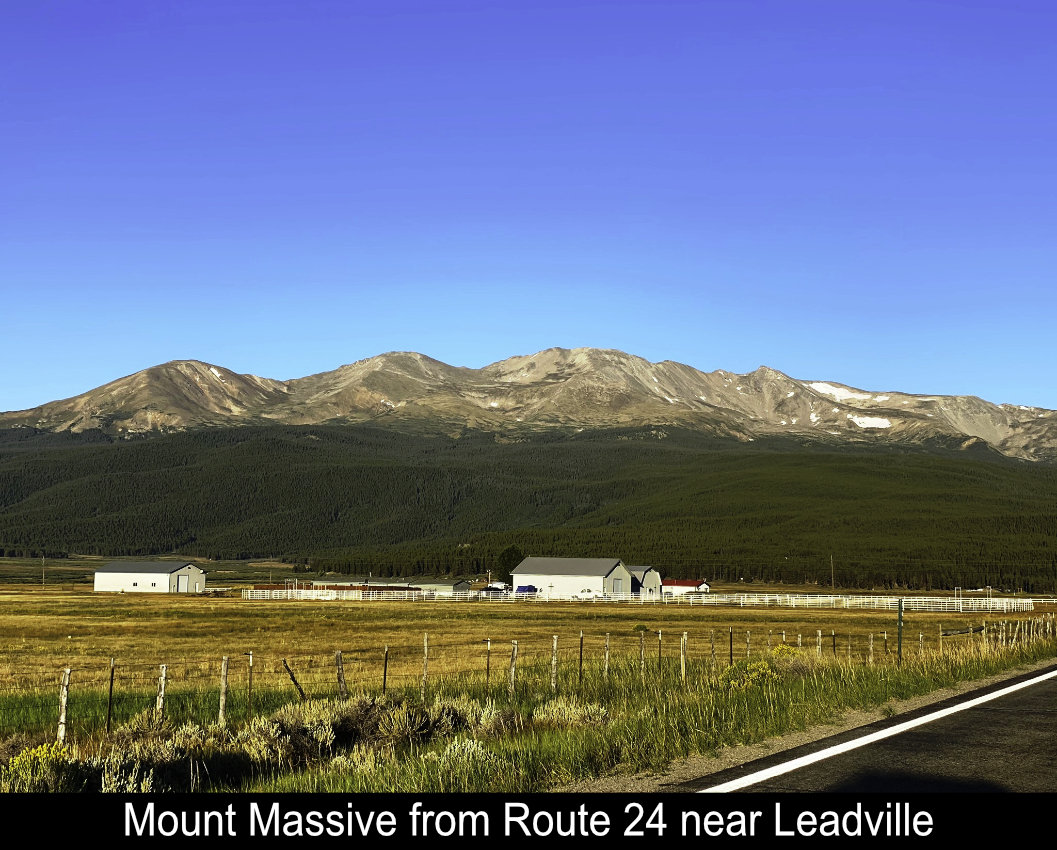 Mount Massive From Route 24