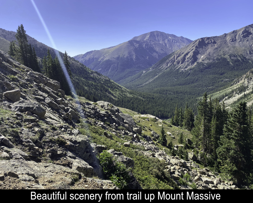 Beautiful Scenery On Mount Massive Trail
