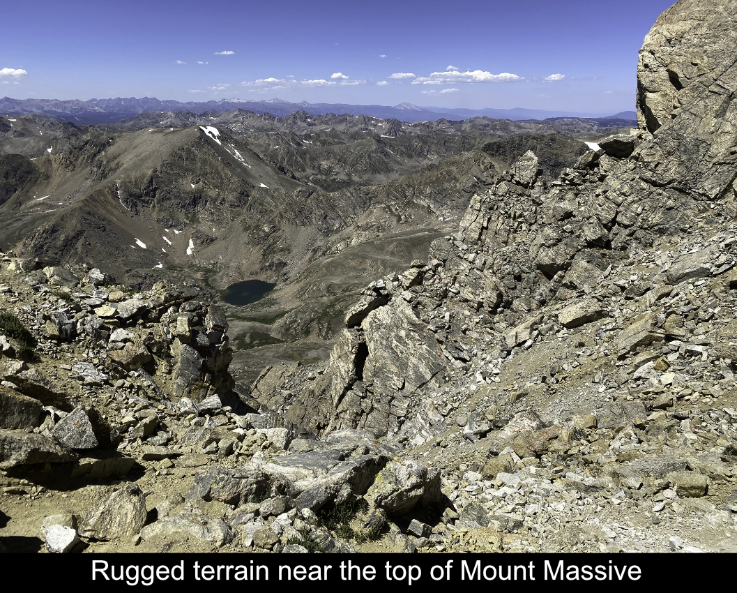 Rugged Terrain Near The Top Of Mount Massive