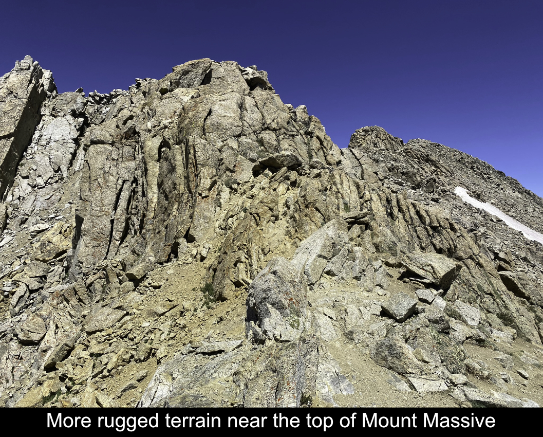 More Rugged Terrain Near The Top Of Mount Massive