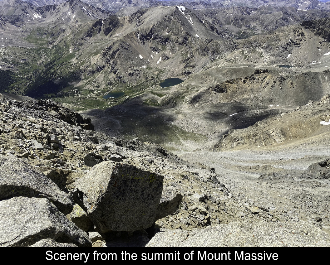 Scenery From The Summit Of Mount Massive