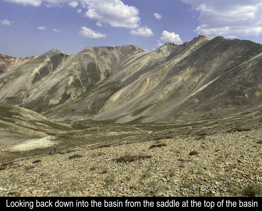 Look Back Into Basin From Saddle