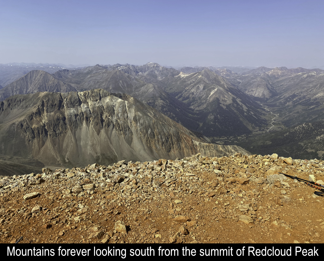Mountains Forever From Summit Of Redcloud Peak