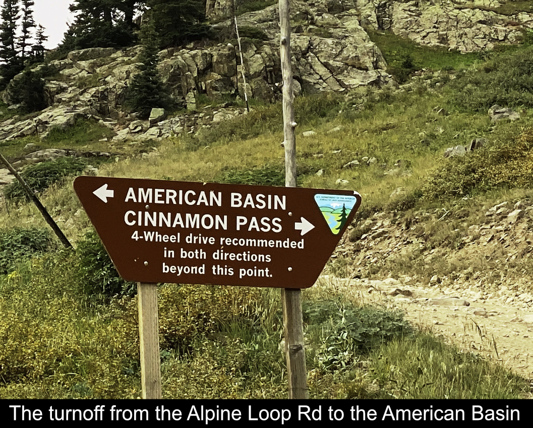 Turnoff To The American Basin
