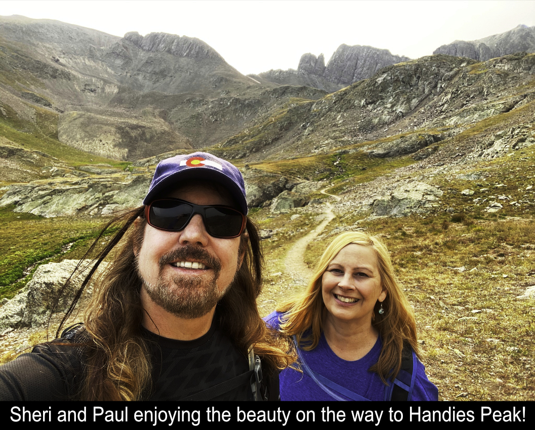 Sheri And Paul Enjoy The Beauty On Handies Peak