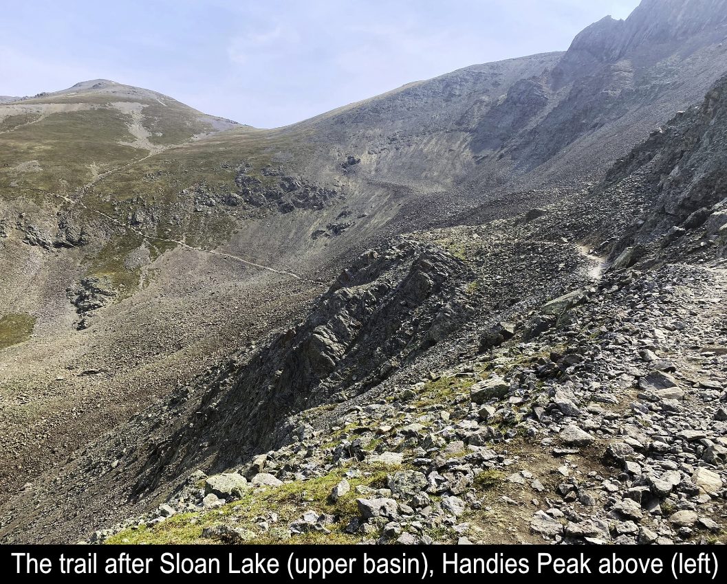 Trail After Sloan Lake Upper Basin